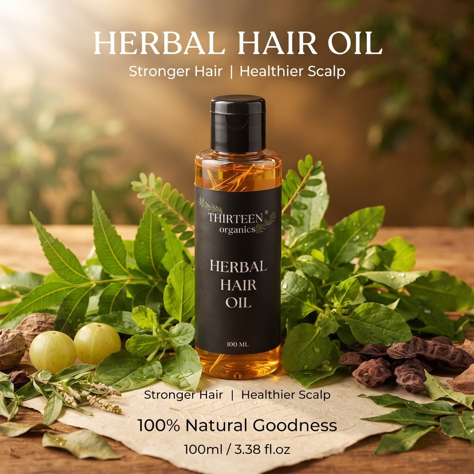 100% Pure Herbal Nutrition For Every Hair Type
